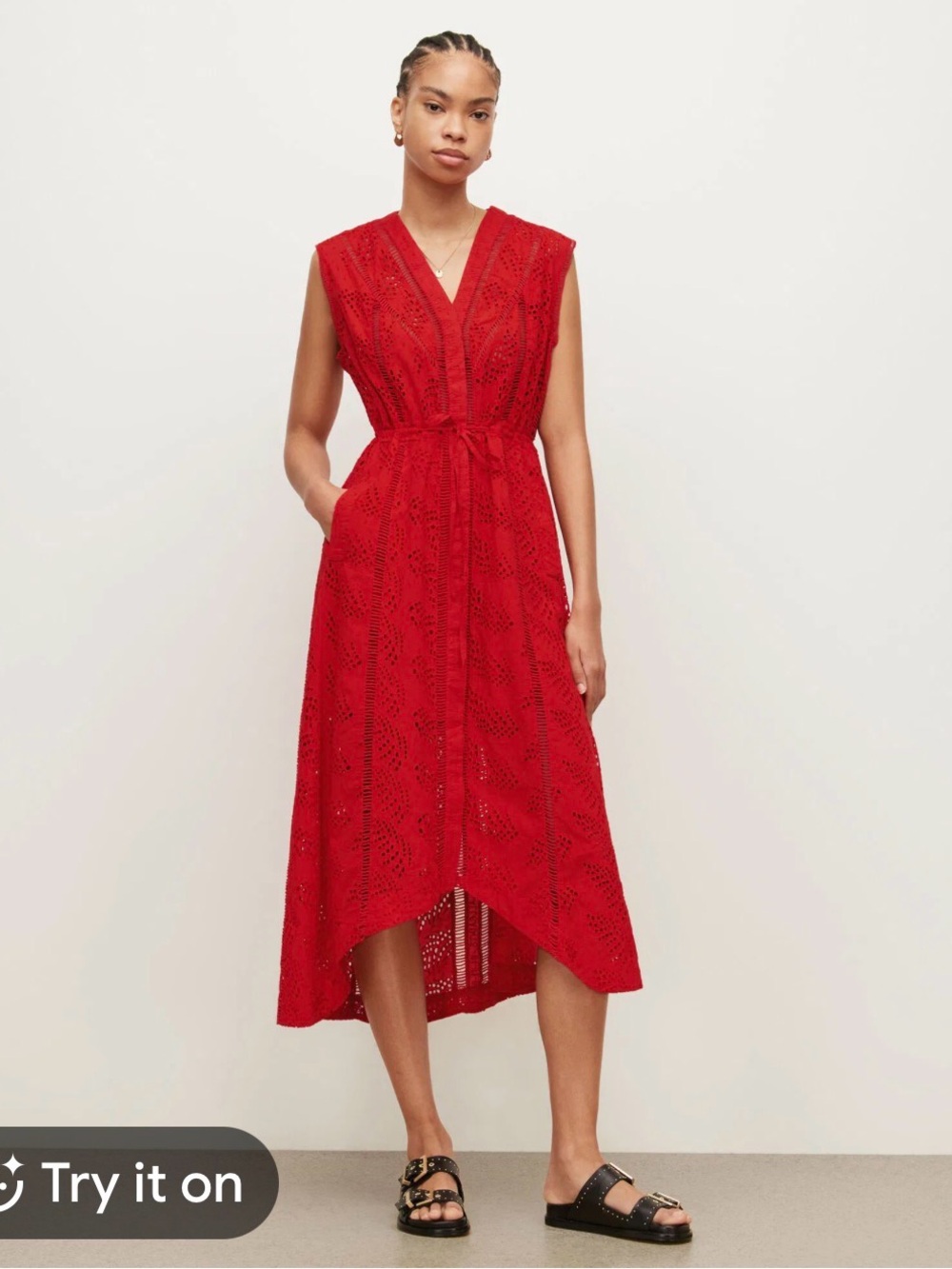 Allsaints Tate Broderie Dress